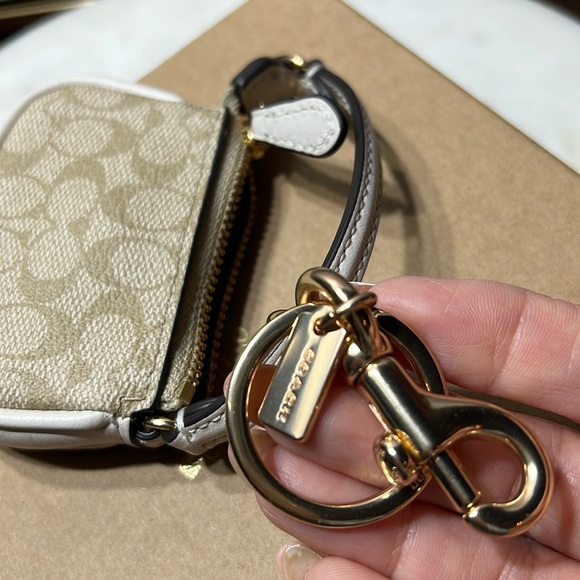 Coach Mini Nolita Bag Charm In Signature Canvas NWOT - Picture 7 of 7